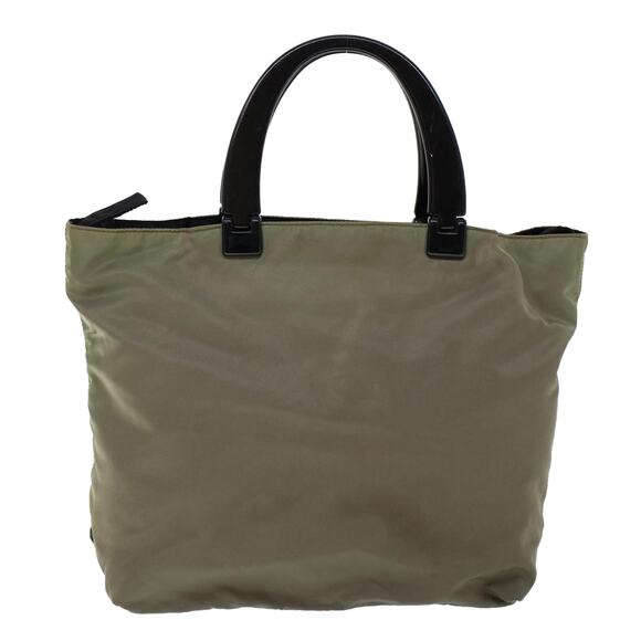 PRADA Hand Bag Nylon Khaki - Picture 2 of 9